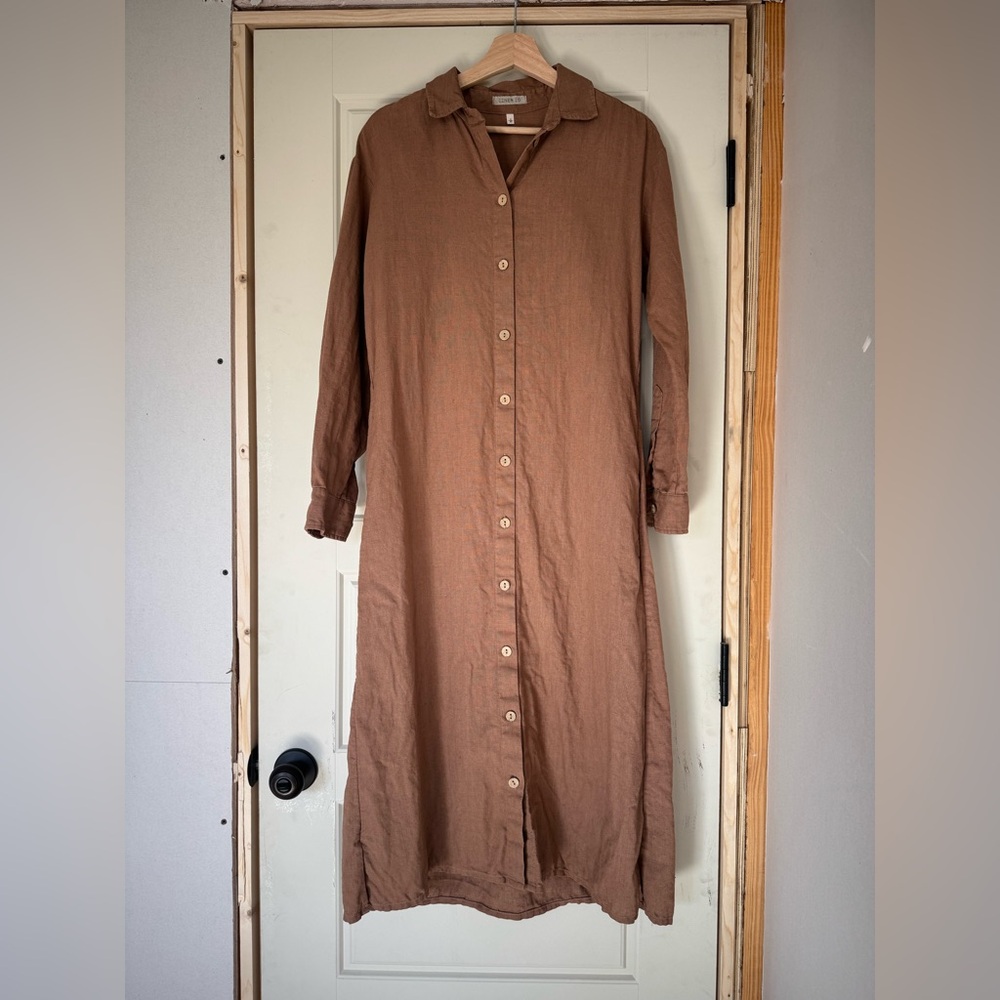 Lithuanian Linen Shirtdress